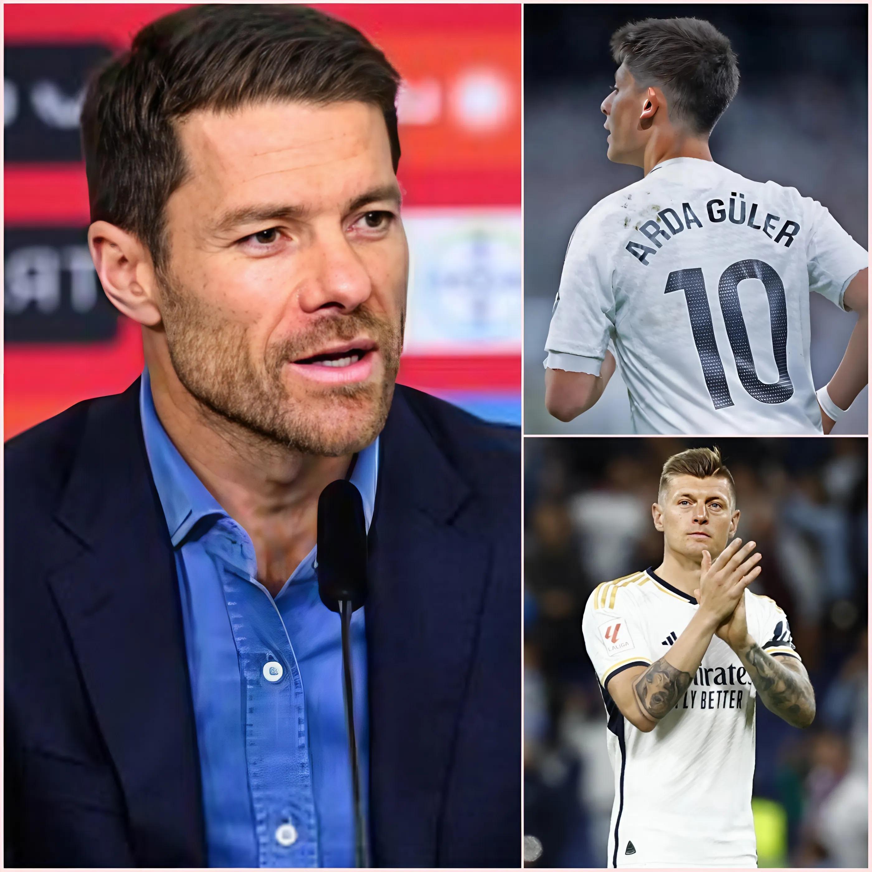 Xabi Alonso made an amazing announcement about the 10th jersey in Real Madrid and the captain Pazubandı. Arda Güler and Toni Kroos both took advantage of it !! 👇👇