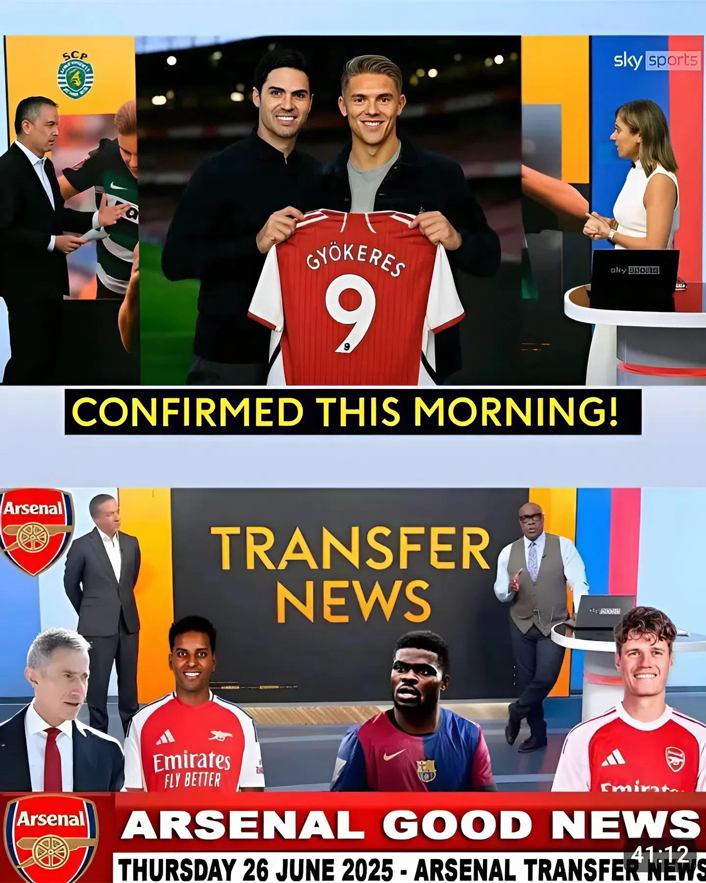 Arsenal complete the signing of signing of world-class striker in a club record Fee of £110M,player to be given departing Gabriel Martinelli jersey number, Paperwork done as announcement will be done TODAY FINALLY WE SIGNED A STRIKER 🔥🔥 FULL STORY: LINK 👇👇