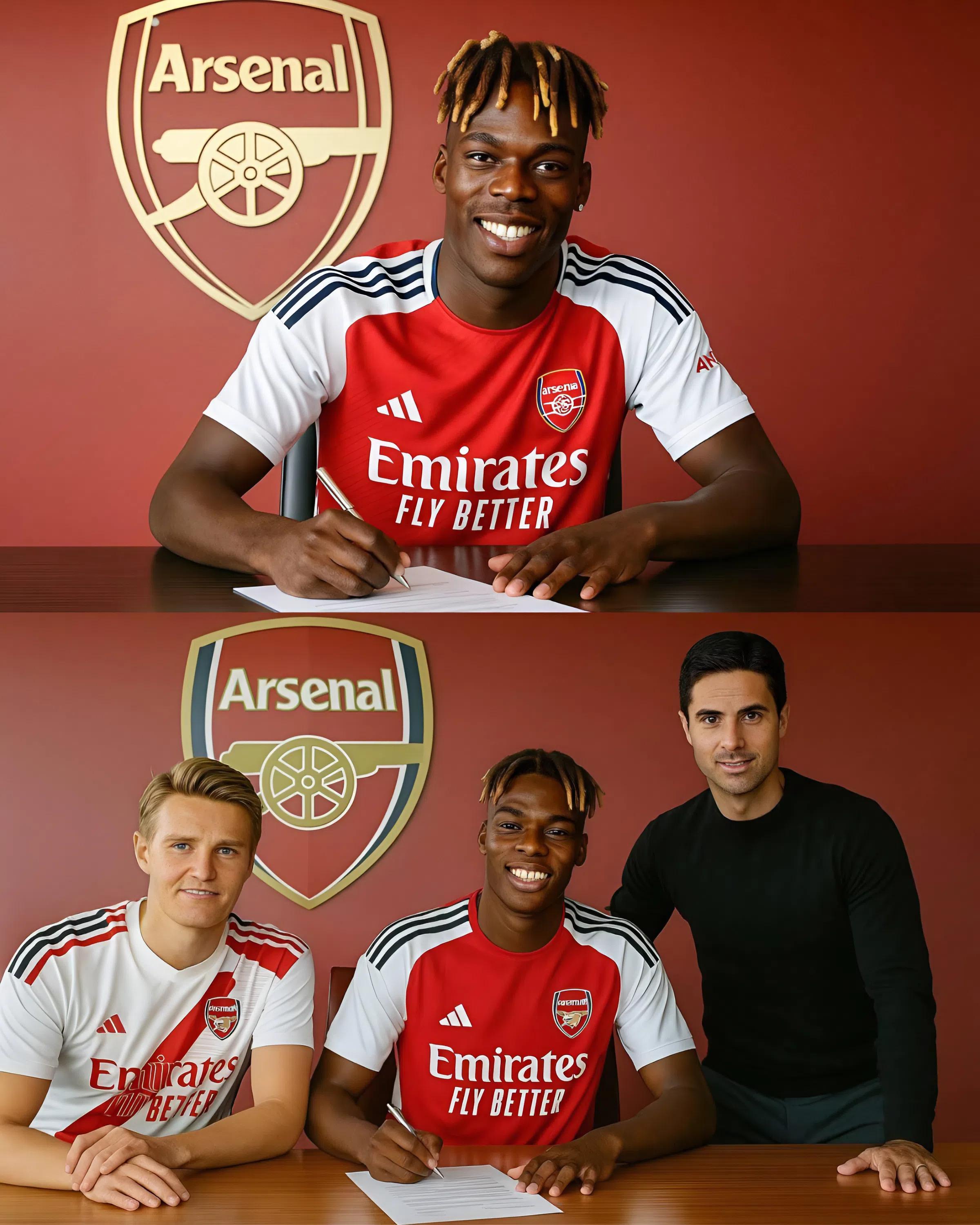 🚨 LATEST ARSENAL TRANSFER DONE DEAL✅🚨 Arsenal complete the signing of £80m goal machine after beating Liverpool and Man city for His signature, Medical book to hold this morning as concrete agreement reached last night, Iconic jersey number awarded already