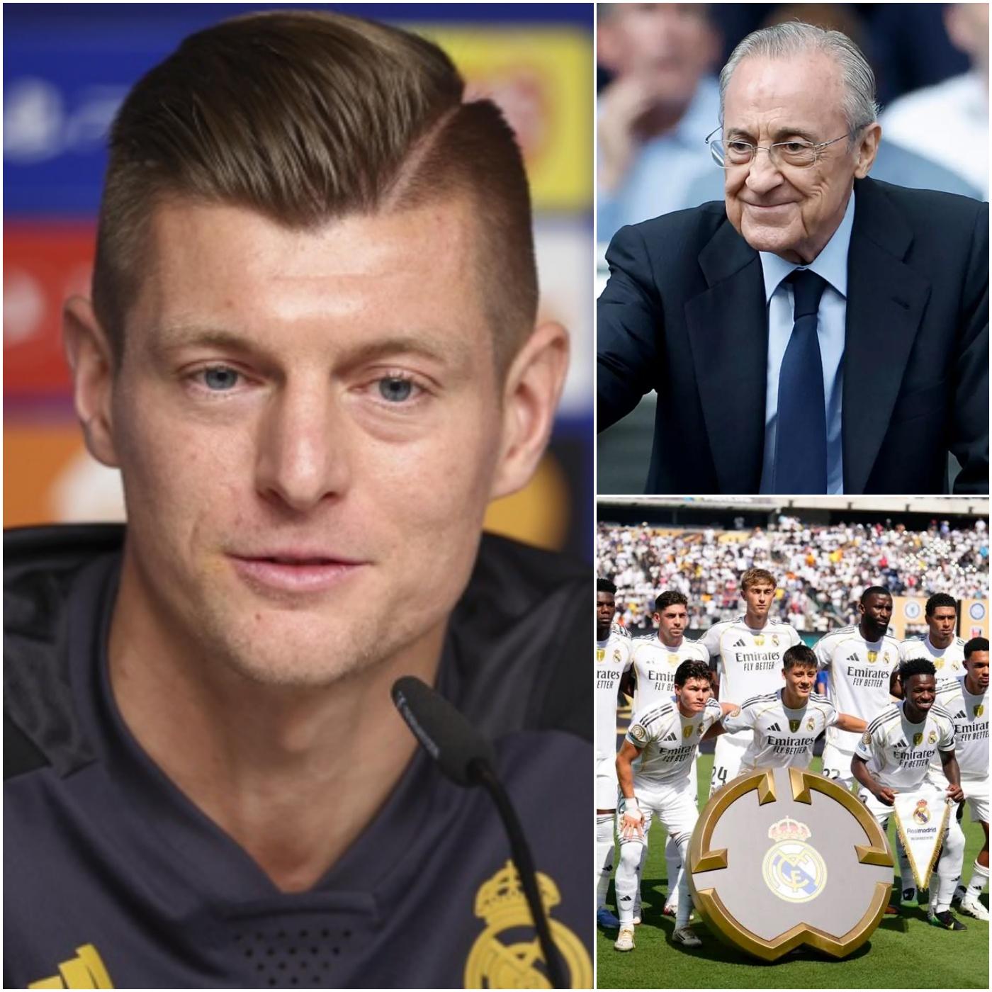 Breaking News 🚨: Toni Kroos called Perez before Real Madrid signed another midfielder – “He will put everything back on track.” The German legend firmly believes this player is the perfect piece to help Madrid overcome their struggles in midfield and bring glory back to the Bernabéu. Kroos urged Florentino Pérez to immediately seal the deal with this player as his replacement and to lead the new era under Xabi Alonso.