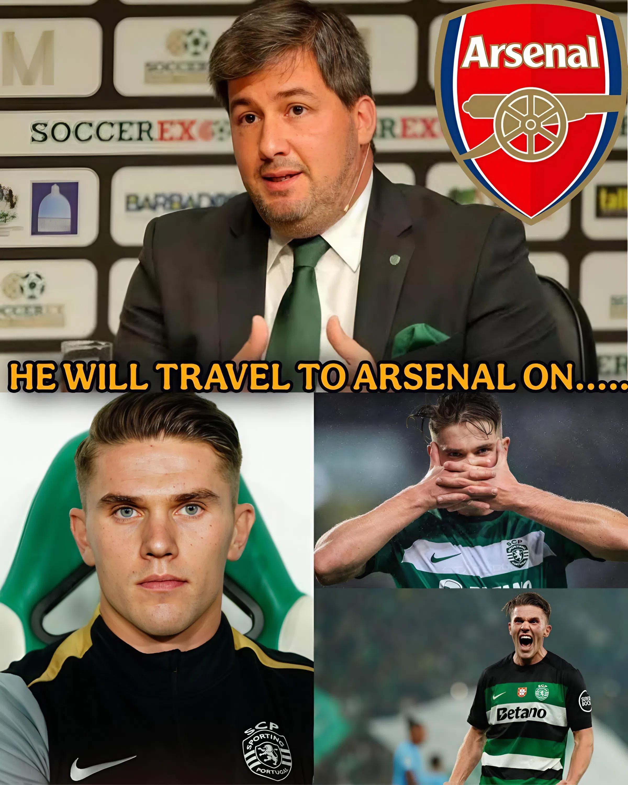 BREAKING NEWS:‼️ I really wanted to frustrate His career but have given up already, Meanwhile He will be in London ON …to complete Arsenal Move”, Sporting Lisbon president Frederico Varandas finally reveals when Victor Gyokeres will travel to London for Arsenal Medical after recent negotiation