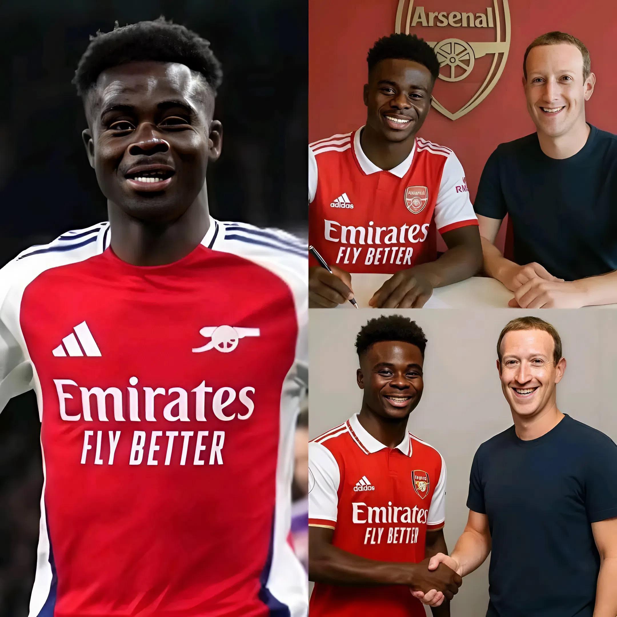 Bukayo Saka sh0cked the world and the UK media when he accepted Mark Zuckerberg’s $45 million advertising offer: “Thank you for believing in me, but I’m going to take that money and use it to do something really useful for people, because there are more people who need it than me, and I want the UK to grow stronger.” READ MORE IN BELOW👇🏻👇🏻👇🏻👇🏻