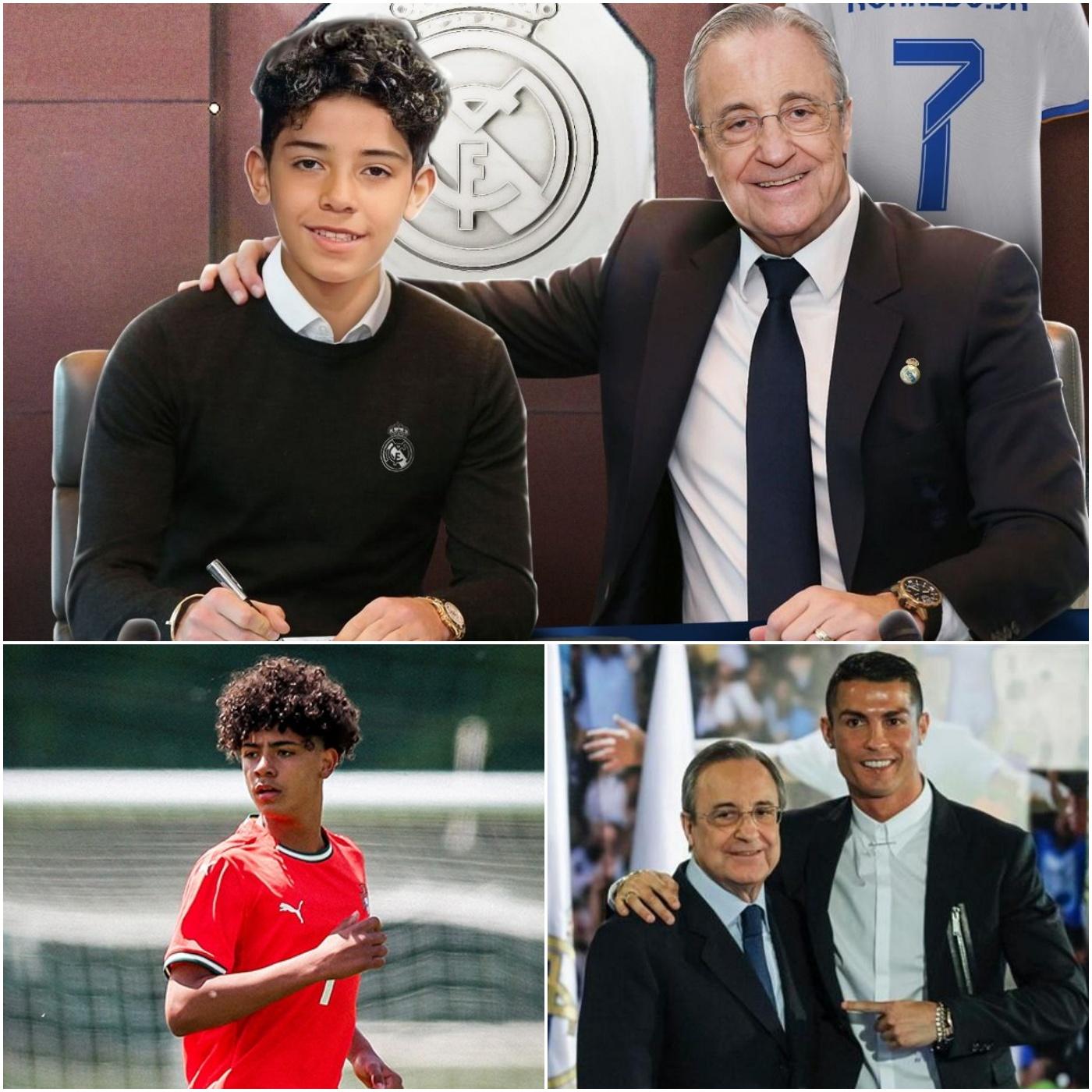 OFFICIAL! Cristiano Jr., personally signed by Florentino Pérez for the Real Madrid youth academy, arrives with a unique and historic privilege that has sparked excitement among the Real Madrid fans. ️⚽🔥