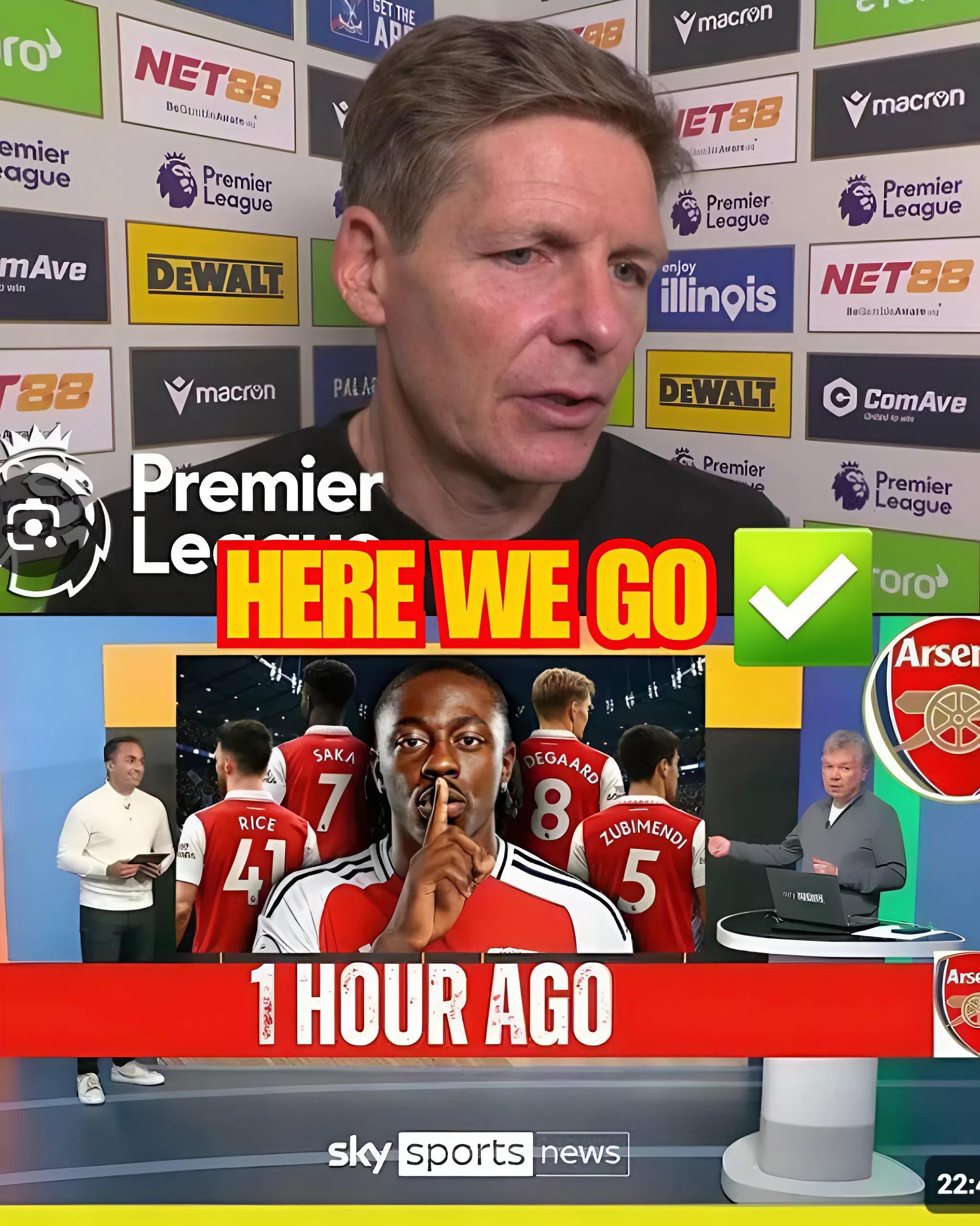 BREAKING NEWS ‼️: “Although Every player wants to play for Arsenal but here’s what Eberechi Eze told me about them, I’m sorry”: Crystal Palace coach Oliver Glasner reveals what Eberechi Eze told him about joining Arsenal this summer. EBERECHI EZE HAS SHOCKED MANY ARSENAL FANS WITH HIS STRANGE DECISION. FULL STORY LINK 👇👇