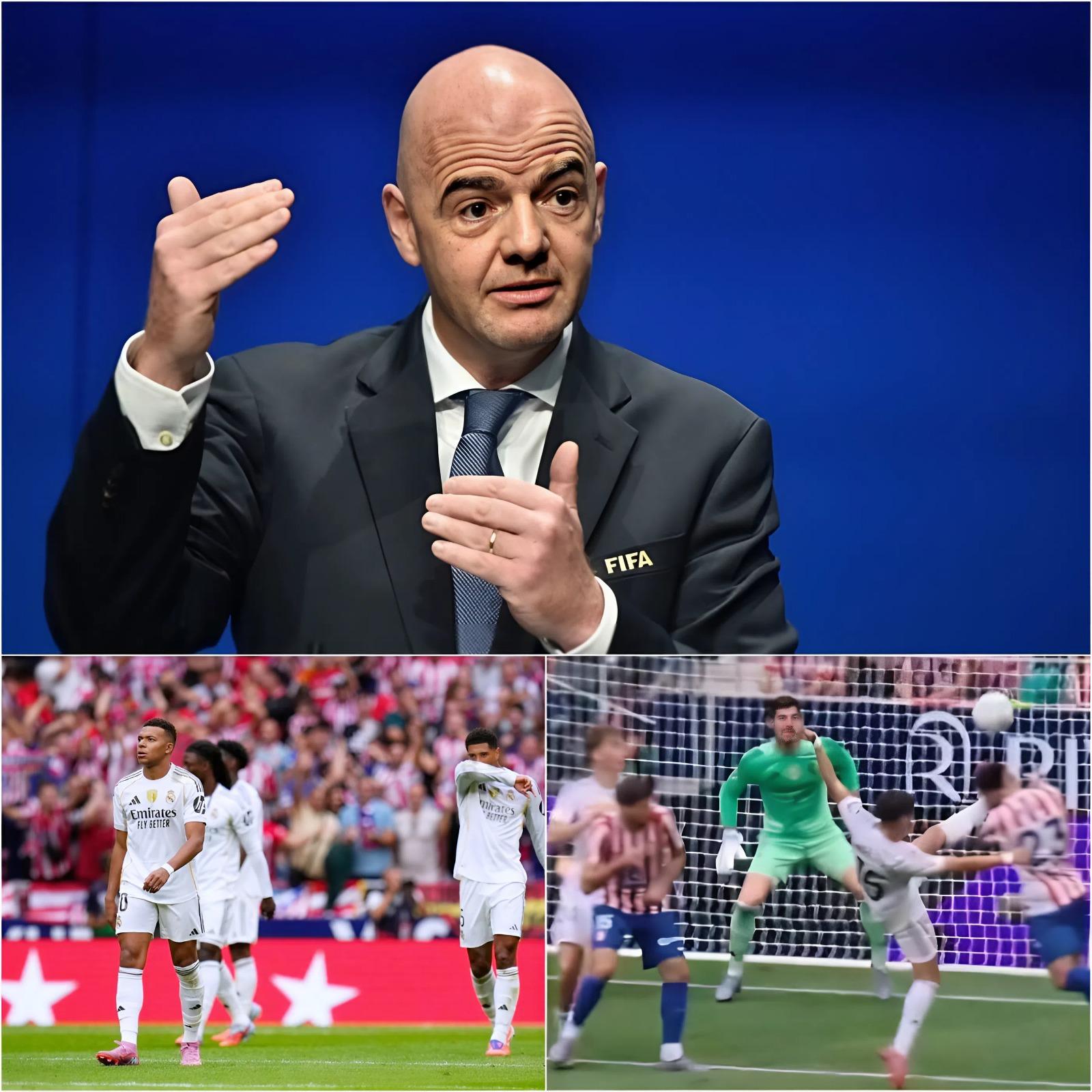 🚨🚨ÚLTIMA HORA: La FIFA ha anunciado una noticia muy triste relacionada con el partido entre Real Madrid y Atlético de Madrid, sobre la polémica del penalti tras el incidente con Arda Güler.