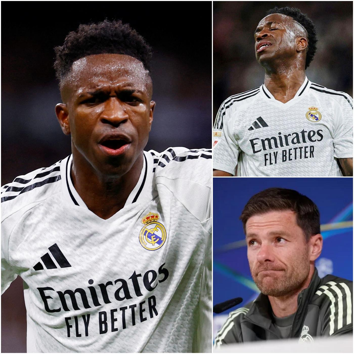 🔥 “I FEEL FRUSTRATED” – Vinicius Jr. openly expressed his disappointment and dissatisfaction, claiming that all of his efforts at Real Madrid have gone unrecognized by coach Xabi Alonso, especially after being forced to give up the spotlight to Kylian Mbappé. However, right after this tense statement, Xabi Alonso’s unexpected reaction left Vinicius Jr. stunned, while the global fan community erupted in a fiery wave of unprecedented debates in the new Galacticos era at the Bernabéu!