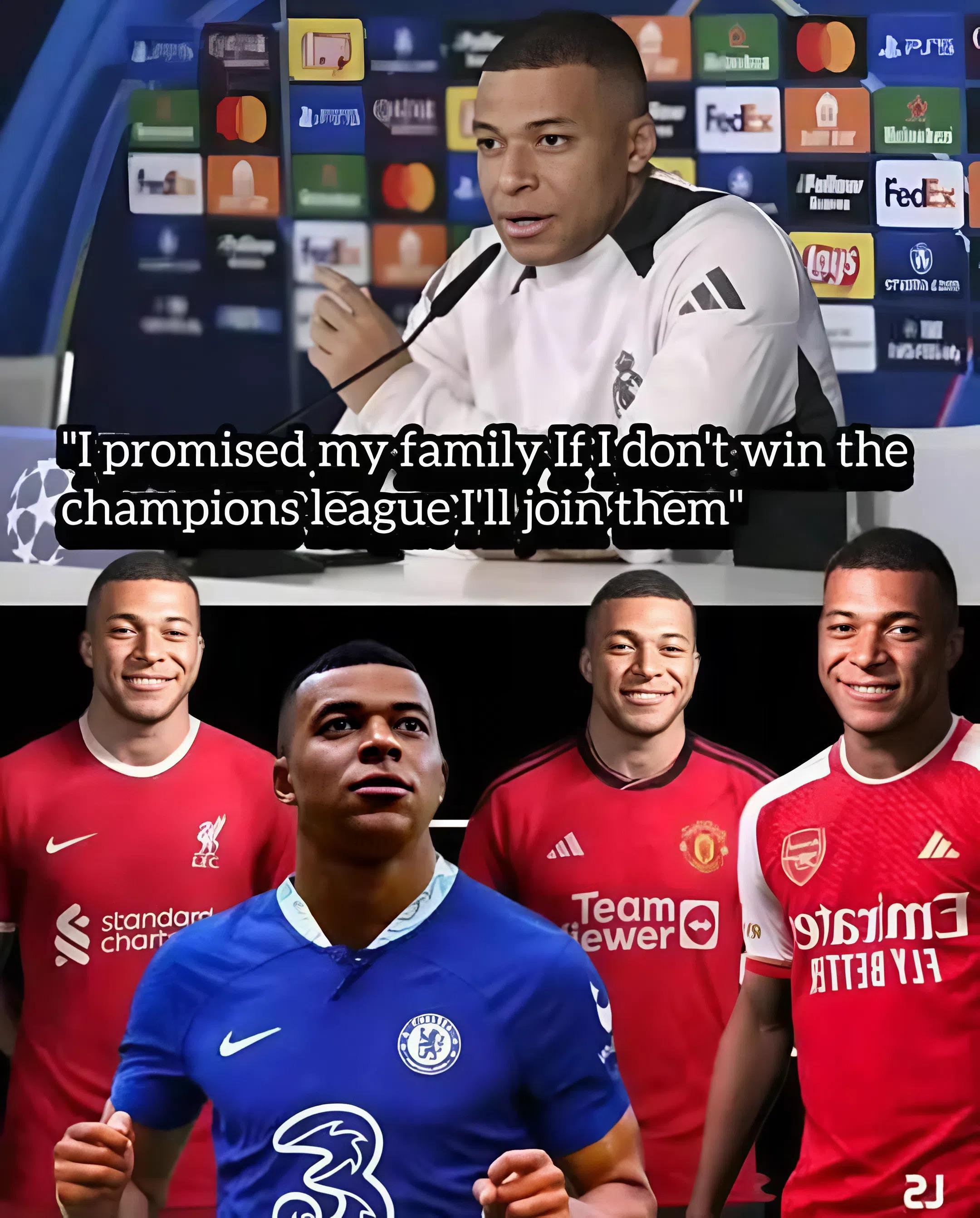 BREAKING NEWS: If I don’t win the Champions League with Real Madrid this season, I’ll move to England. It’s not about money — it’s about honoring my mother’s last wish to see me wear their shirt. I’m willing to take a pay cut to make it happen. But I’ve already made it clear: there are two specific conditions that must be met before I sign anything. No shortcuts, no compromises. If this Premier league club agree, I’m ready to give everything. This isn’t just about football anymore. It’s personal.”