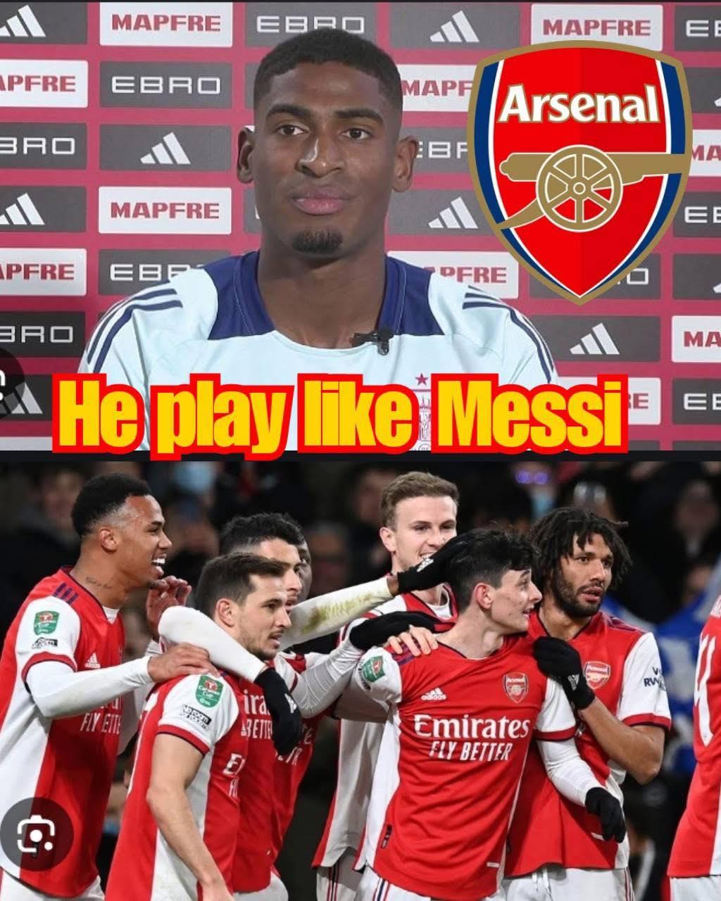 BREAKING NEWS ‼️: “He’s unmarkable in training, Having played against Lamine Yamal so many times I thinks he’s more difficult to mark”: Arsenal defender Christian Mosquera names Gunners teenager as the most difficult player he has ever seen. CHRISTIAN MOSQUERA RATES ONE ARSENAL PLAYER OVER LAMINE YAMAL. FULL STORY LINK 👇👇