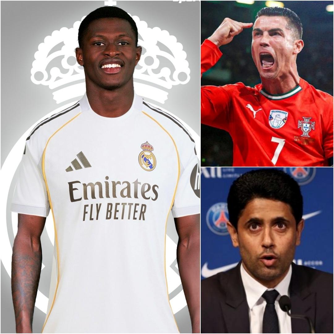 Cristiano Ronaldo has reportedly urged Nuno Mendes to escape PSG and join Real Madrid, accusing the Paris club of buying glory through money and secret deals. His explosive remarks provoked Nasser Al-Khelaifi’s furious public retaliation, exposing a shocking power clash at the heart of European football.