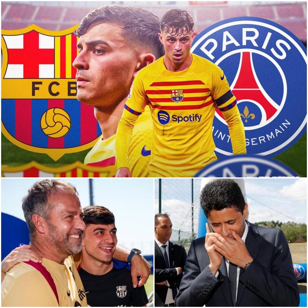 💥 TOTAL SHOCK: Pedri “betrays” Barcelona in the chaos of El Clásico — as PSG boss Nasser Al-Khelaifi swoops in with an insane €500 million offer to steal the Spanish superstar! 😱 A war between billionaires and legends has erupted — and Barcelona may have just lost its golden boy forever ⚡🔥