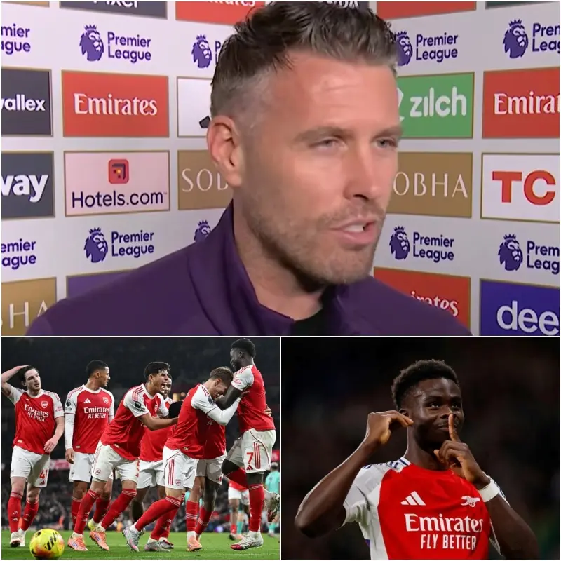 Rob Edwards erupted in anger after Wolverhampton’s defeat to Arsenal, declaring: “If they want Arsenal to win the title at all costs, then just hand them the championship and don’t force us to keep playing these meaningless matches.” The coach accused the refereeing team of deliberately ignoring every foul committed by Arsenal, which, according to him, put Wolverhampton at a clear disadvantage. Rob Edwards also launched a fierce attack on Saka, claiming that having to face that player was “a humiliation for my career,” and even describing him as “an overly protected footballer.” These inflammatory remarks immediately triggered a wave of intense outrage, forcing the EPL to step in quickly and impose a heavy sanction on Rob Edwards to prevent the situation from spiraling out of control.