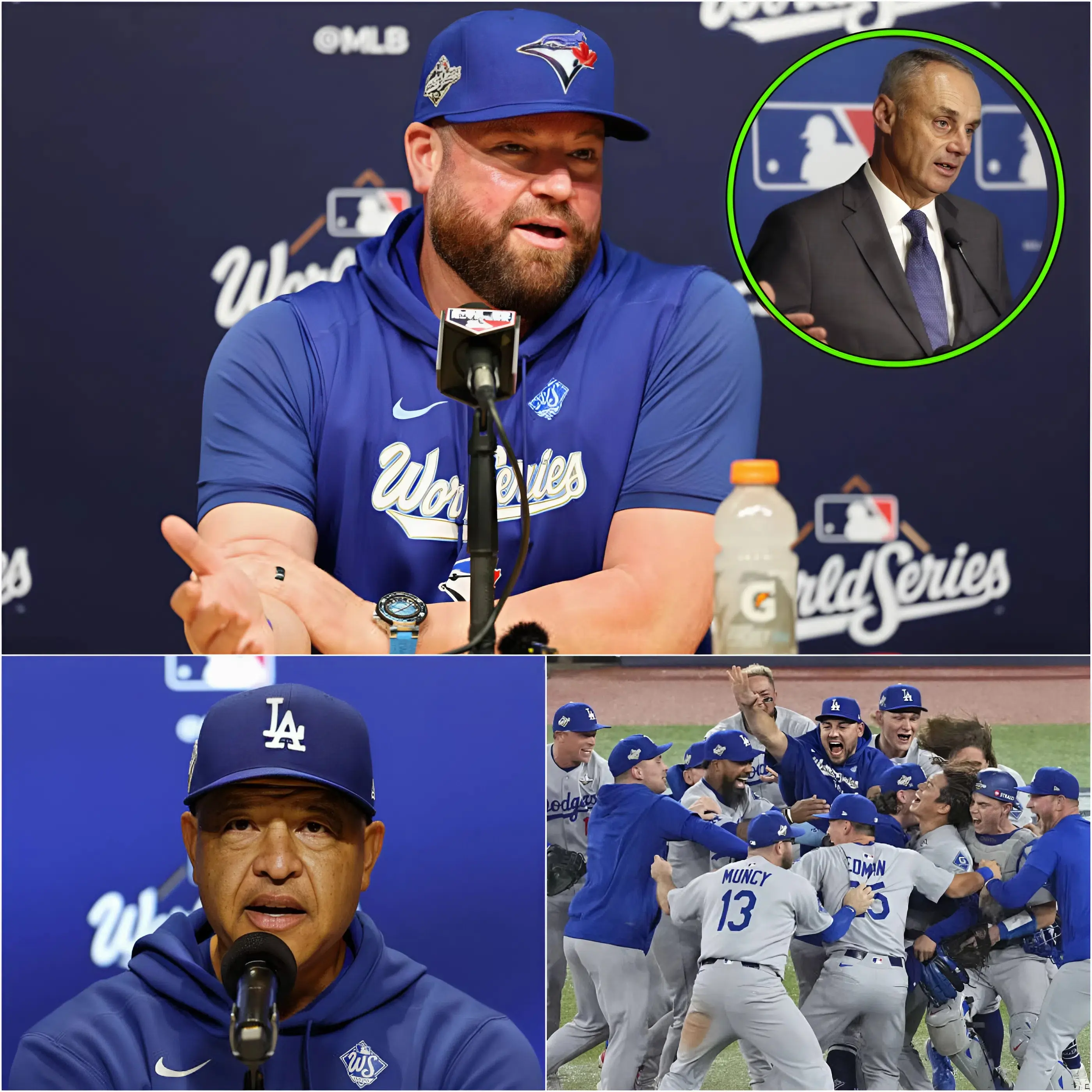 Blue Jays head coach John Schneide sent a shocking message to MLB after losing the World Series to the Dodgers, demanding a “Replay” of the game between the Boston Blue Jays and the Los Angeles Dodgers, claiming that the game was tampered with by a third party and accusing the Dodgers of “buying” the score. MLB officially expanded its investigation… – Amazing Blog