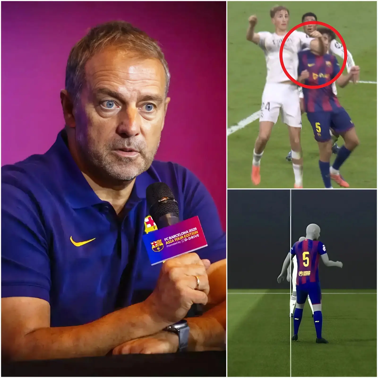 “IT’S NOT FAIR TO US!” — After the refereeing error, Barcelona accused the official of cheating and was immediately summoned after the match ended…