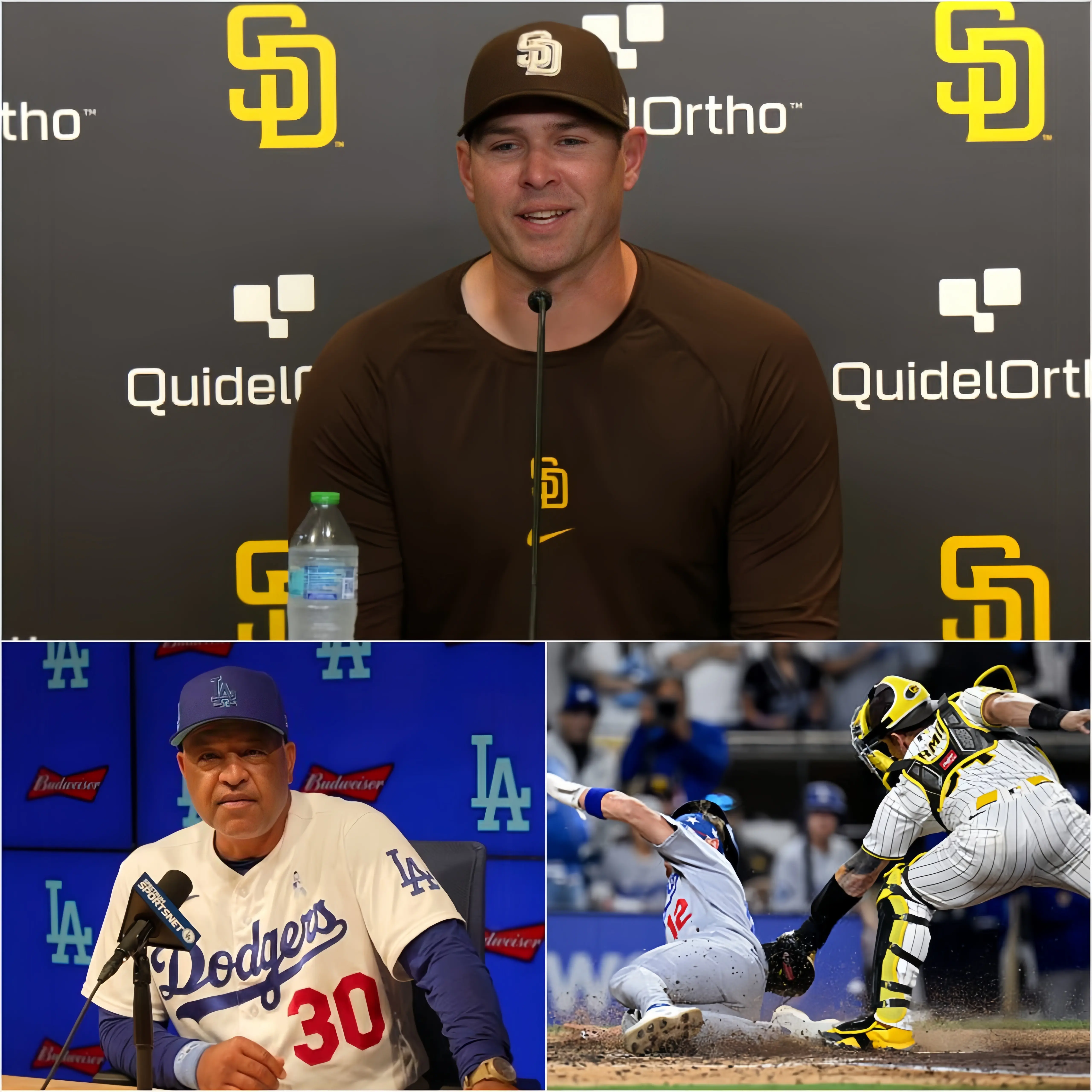 “THE DODGERS ONLY BEAT US BECAUSE OF THE UMPIRE AND CONNECTIONS, NOT REAL ABILITY!” Padres manager Craig Stammen exploded after a heart-wrenching 4-5 loss to Los Angeles, accusing the Dodgers of leaning on favoritism - Luxury Blogs