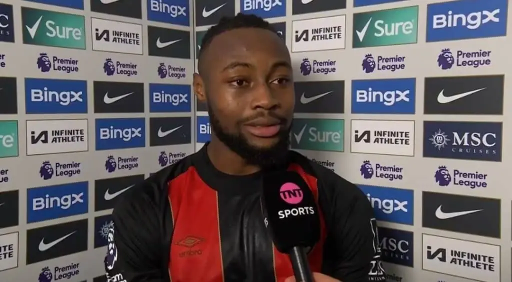 "Since I joined Bournemouth, I have never faced a player as talented as him. He caused us a lot of problems; even though we played our best, he still gave us no chance to win," Bournemouth striker Antoine Semenyo said, expressing his admiration for an Arsenal player for his relentless performance today. It was neither Noni Madueke nor Martín Zubimendi. See the full content in the comments 👇👇. - Luxury Blogs