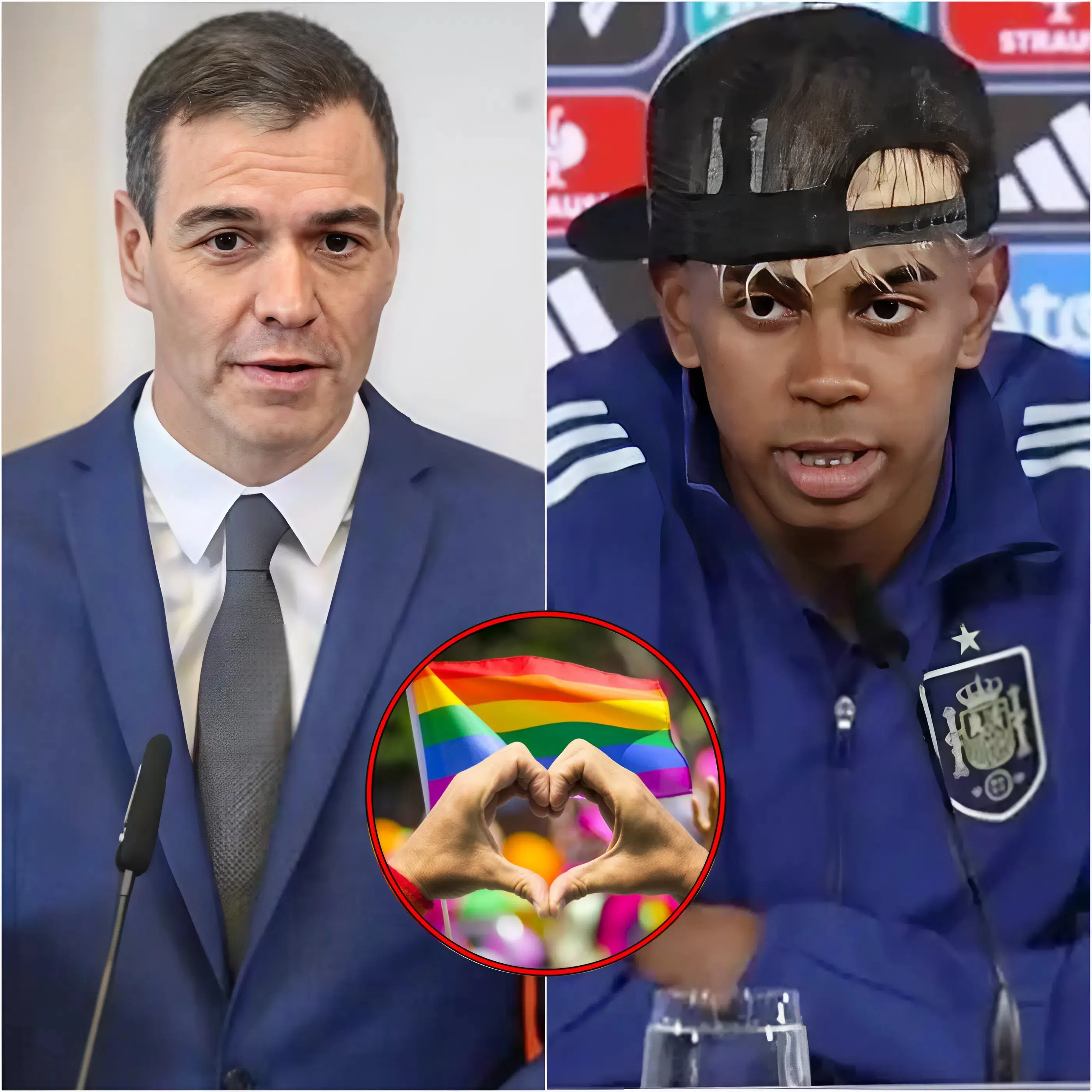 🚨 ÚLTIMA HORA: Pedro Sánchez ha sido ACUSADO DE ABUSO DE PODER por Lamine Yamal, después de que supuestamente intentara obligarlo a participar en campañas de promoción LGBT en España, así como en los torneos en los que disputará el próximo año: «Puede obligar a cualquiera a hacer lo que quiera, pero a mí no. No me gusta promover este tipo de cosas en el deporte.» Inmediatamente después, Pedro Sánchez respondió con un comentario sarcástico dirigido a Yamal: «¿Un chico que sale de la pobreza de un pequeño valle, pero quiere demostrar que tiene sangre real?» Menos de 5 minutos después, Lamine Yamal publicó un comunicado de apenas 10 palabras — breve pero de un impacto devastador, como una bofetada directa a Sánchez, dejando a toda España sin palabras.