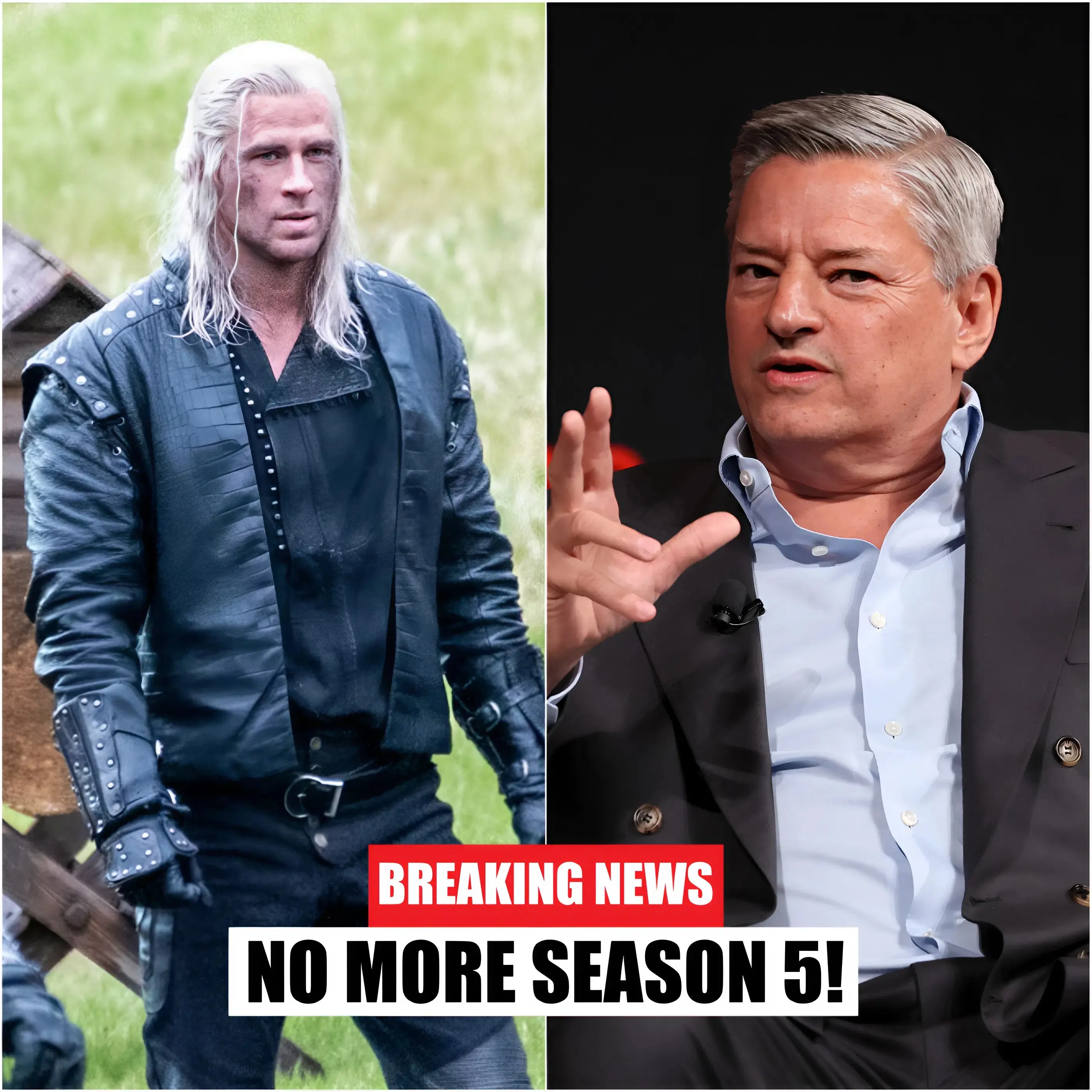 "THERE WILL BE NO MORE SEASON 5" NETFLIX CEO has called for a halt to production on season 5 of The Witcher after Season 4's ratings plummeted on the streaming platform.