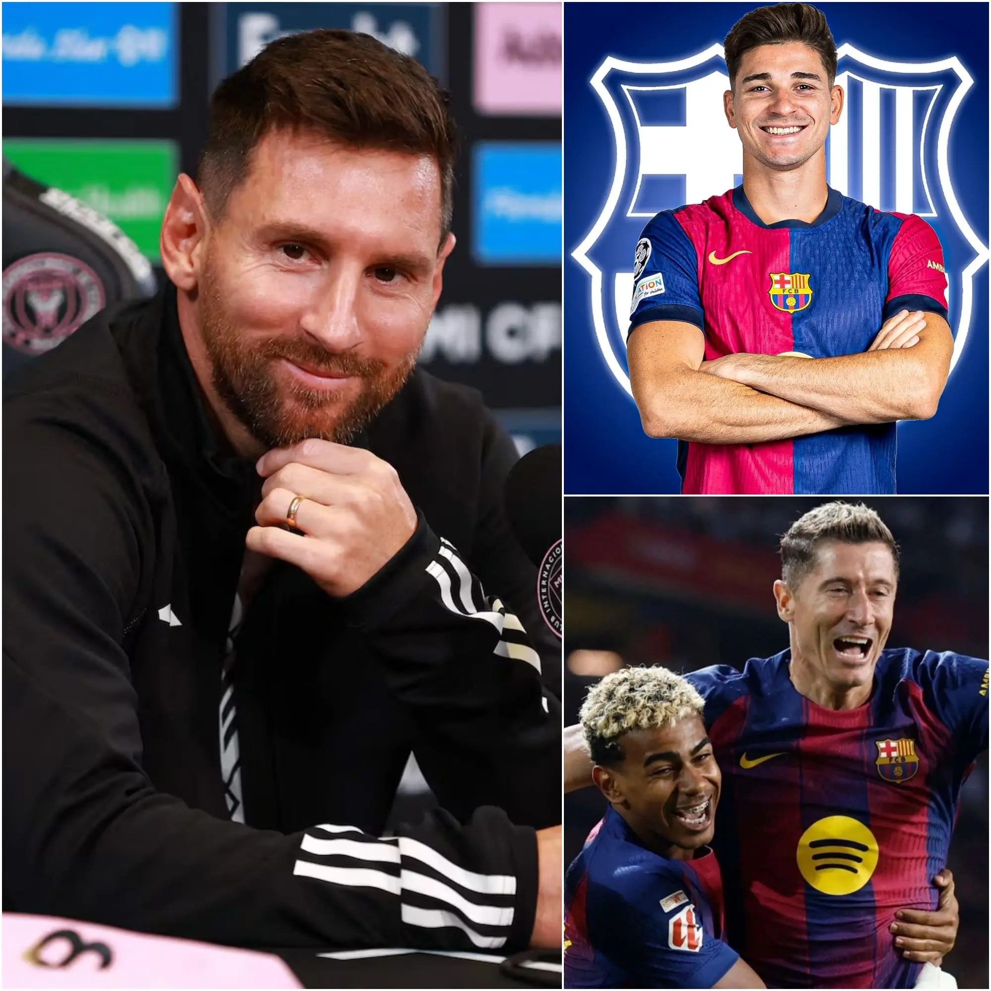 🔥 En un giro completamente ficticio, Lionel Messi lanzó una impactante advertencia al Barcelona: “Si el Atlético de Madrid permite que Julián Álvarez fiche por el Barça, se condenarán a otra década de sufrimiento. Un delantero así en ese sistema podría cambiar el fútbol español”. Su mensaje contundente sacudió de inmediato a aficionados y medios por igual.