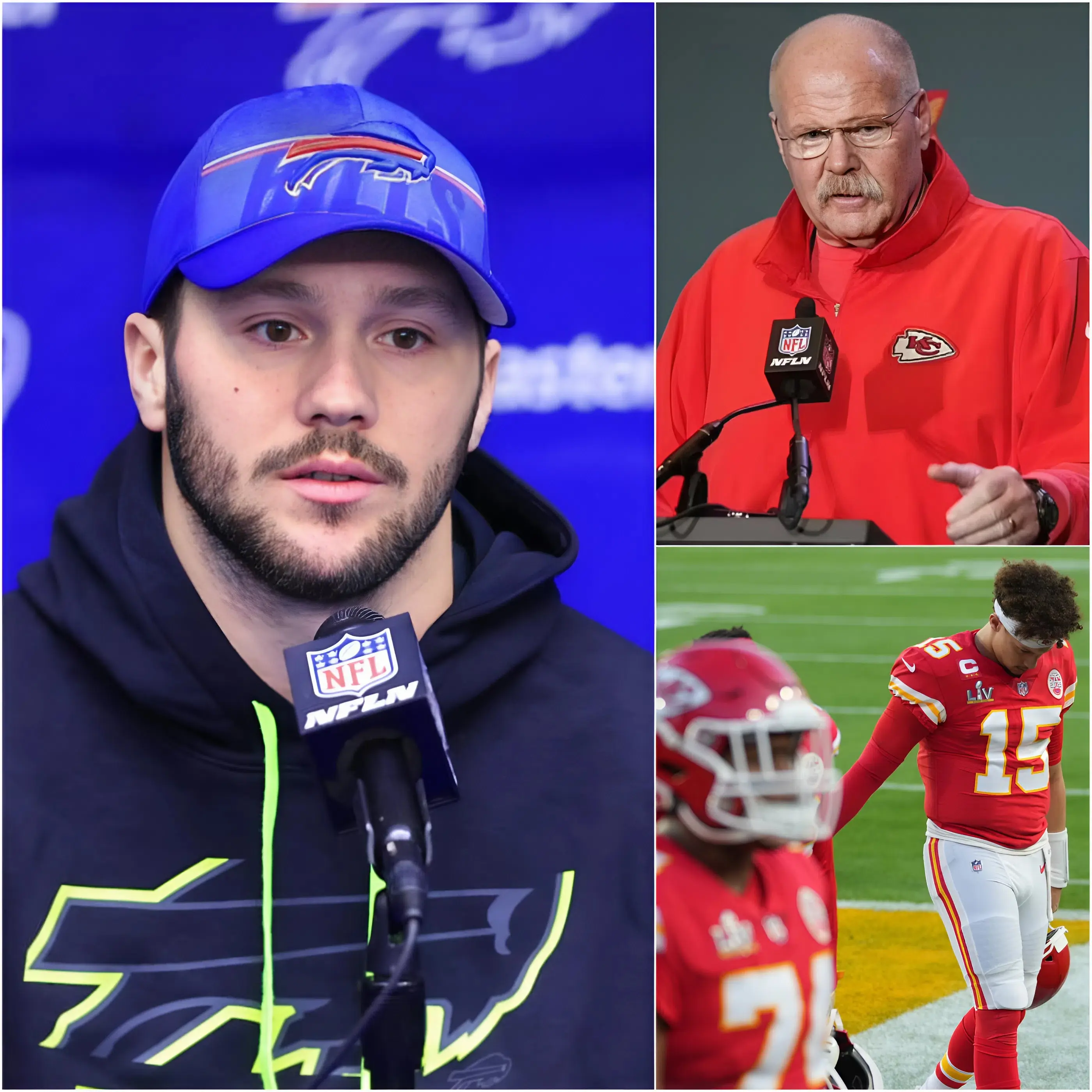 “DON’T CALL IT CHEATING WHEN YOU LOSE!” — Josh Allen FIRES BACK at Andy Reid’s Accusations After Chiefs’ Painful 21-28 Defeat, Leaving Kansas City Stunned and Silent!